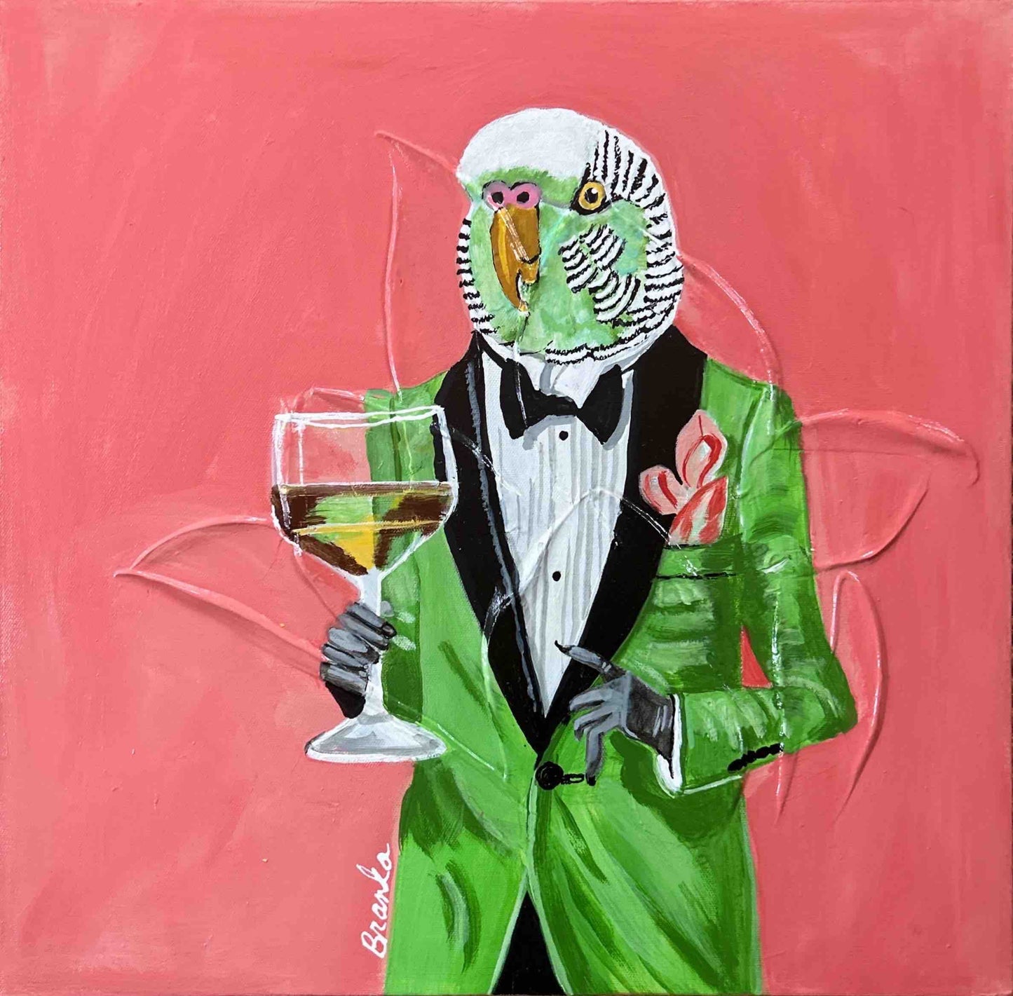 Bar Art Parakeet