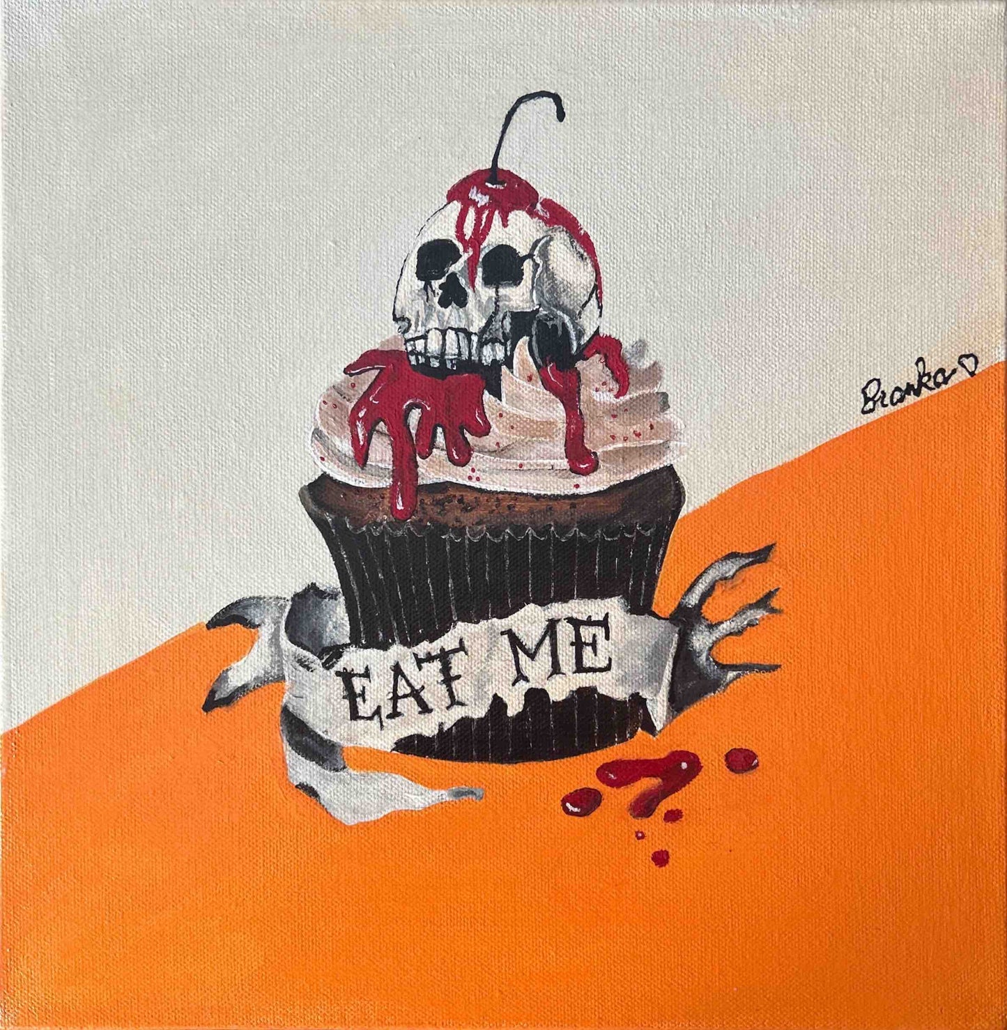 Halloween Eat Me Cupcake