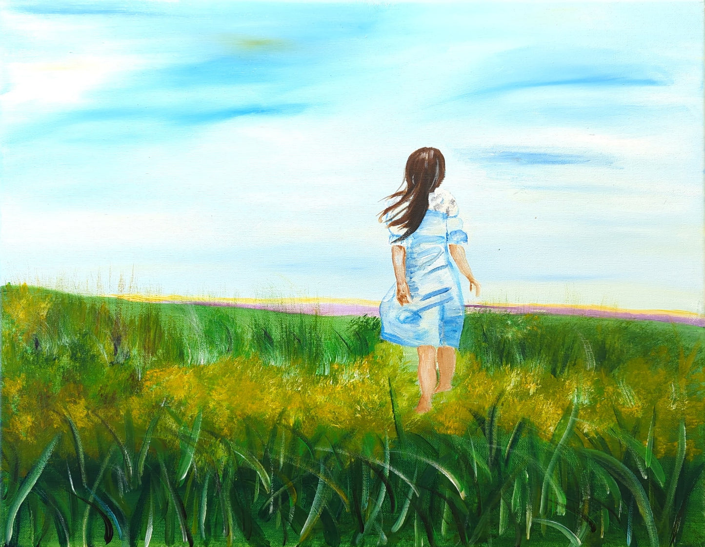 Little Girl in the Field