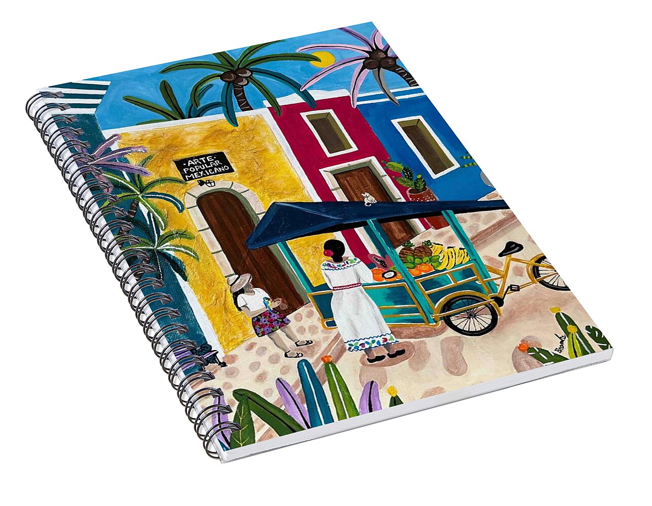 Arte Mexicano - Spiral Notebook