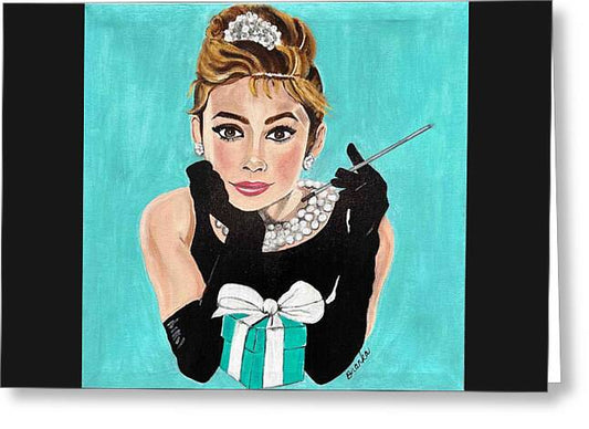 Audrey Hepburn - Greeting Card