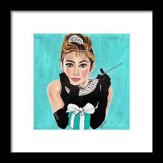 Audrey Hepburn - Framed Print