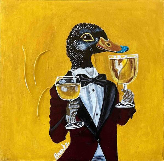 Bar Art Duck - Art Print