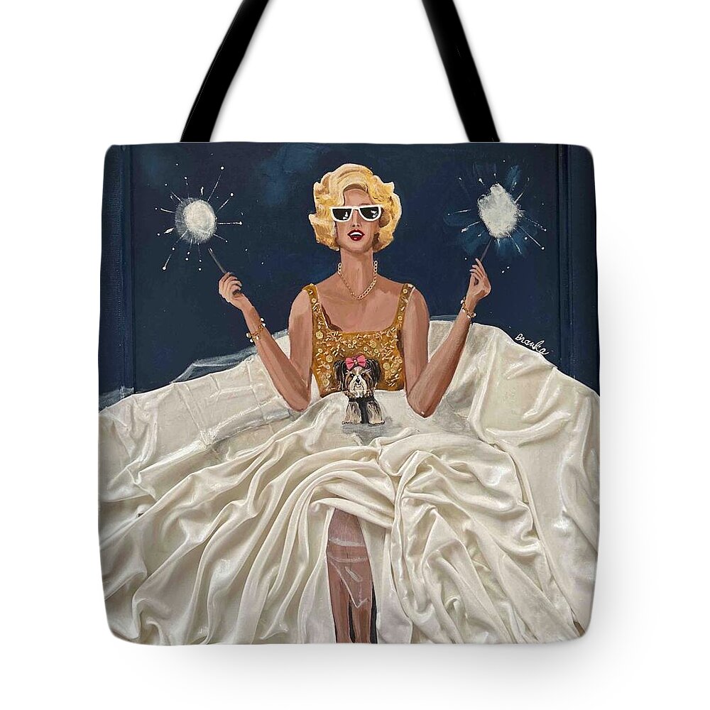 Brooke's Night of Sparklers - Tote Bag