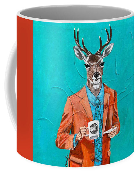 Coffee Shop Art Deer John - Mug