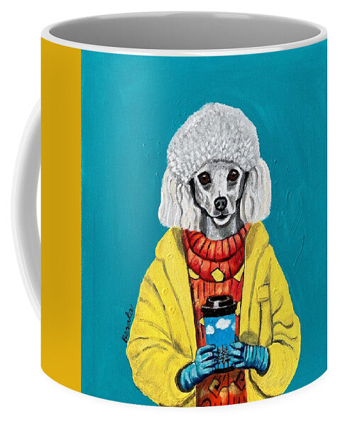 Coffee Shop Art French Poodle - Mug