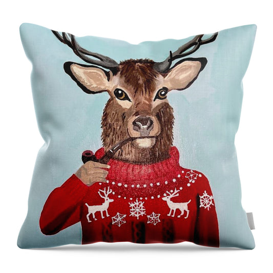 Danny Deer - Throw Pillow