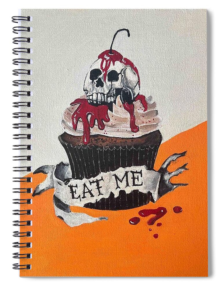 Halloween Eat Me Cupcake - Spiral Notebook