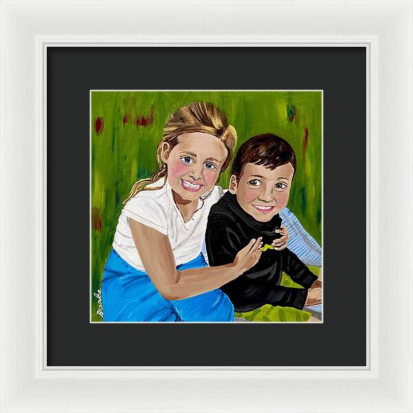 Rosie and Caleb - Framed Print