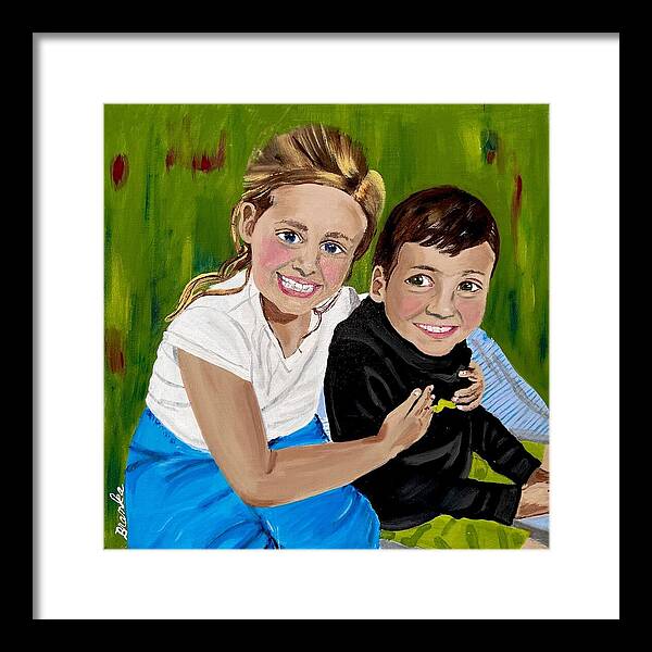 Rosie and Caleb - Framed Print