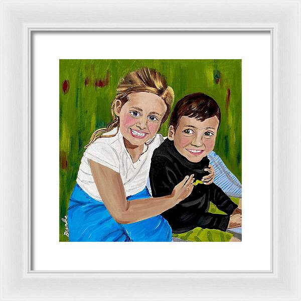 Rosie and Caleb - Framed Print