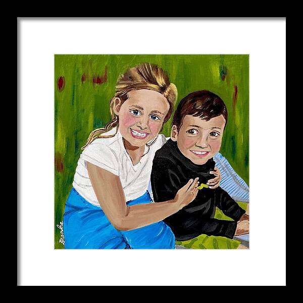 Rosie and Caleb - Framed Print