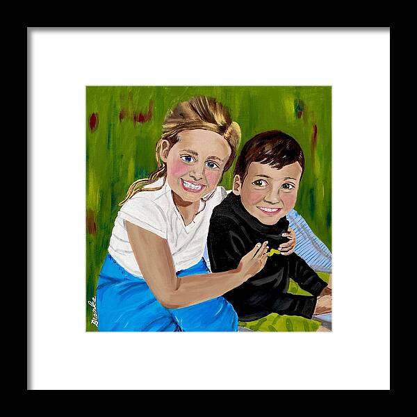 Rosie and Caleb - Framed Print