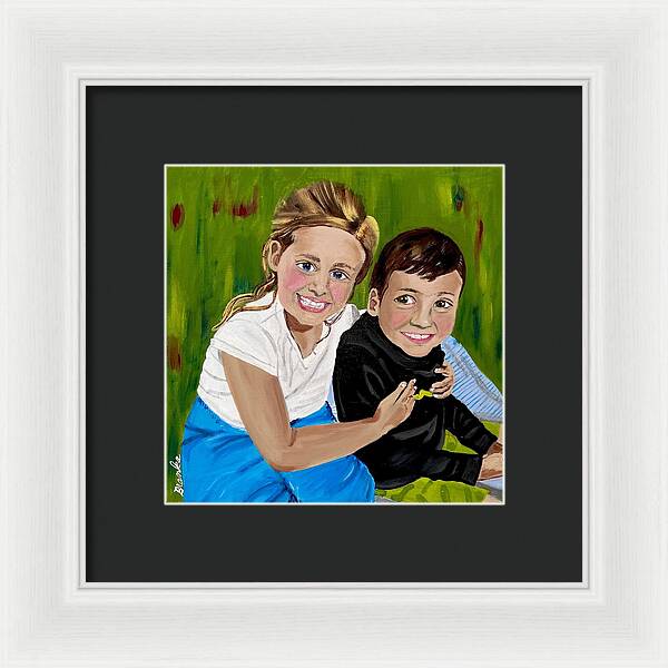 Rosie and Caleb - Framed Print