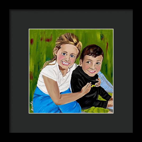 Rosie and Caleb - Framed Print