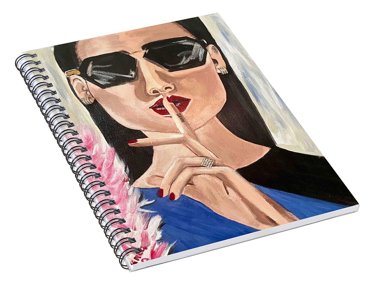 Shhh - Spiral Notebook