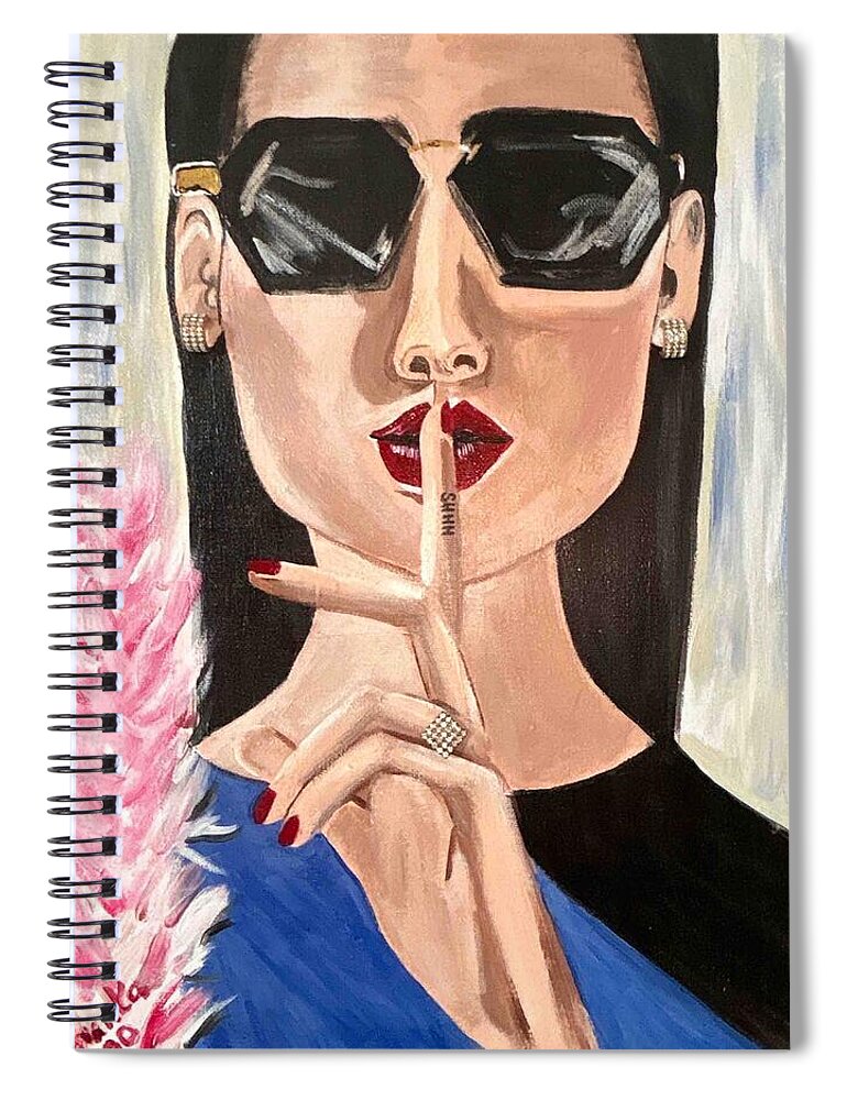 Shhh - Spiral Notebook