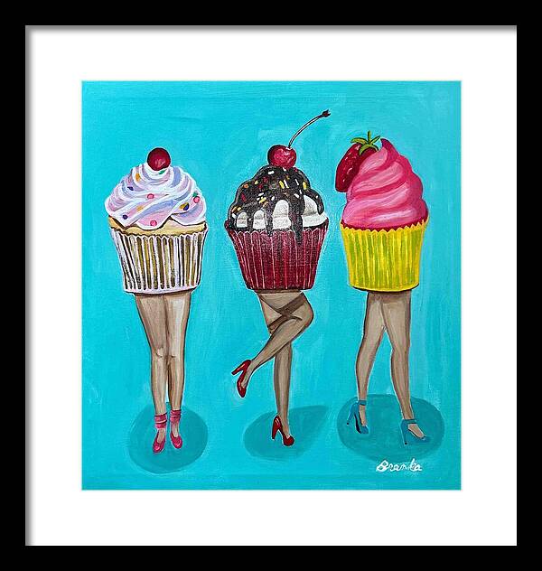 Sweet Cakes Triple Treats - Framed Print