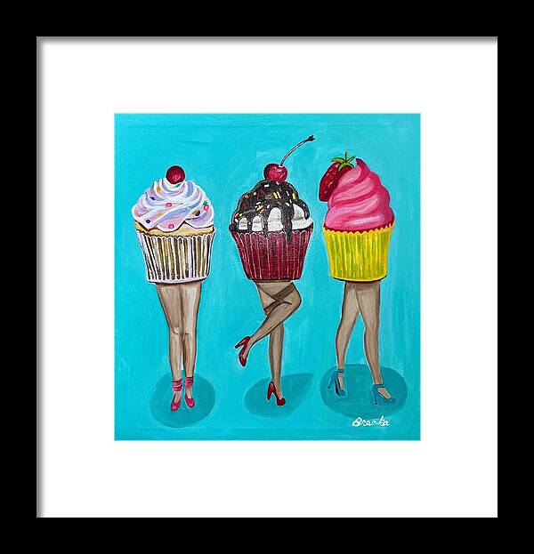 Sweet Cakes Triple Treats - Framed Print