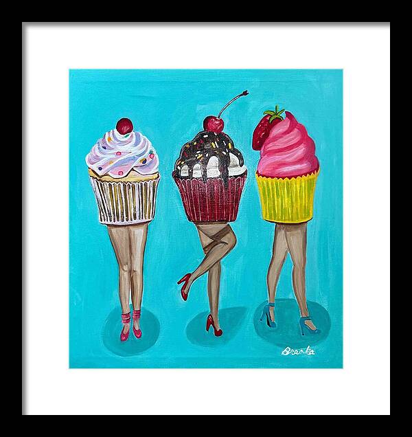 Sweet Cakes Triple Treats - Framed Print