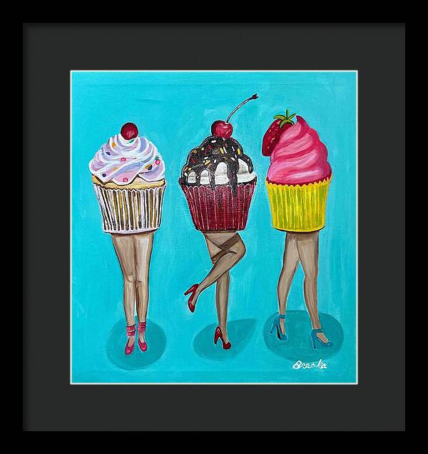 Sweet Cakes Triple Treats - Framed Print