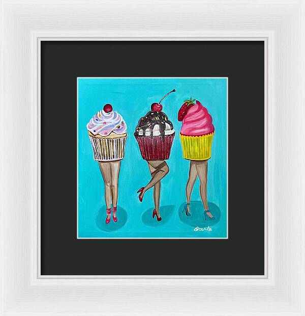 Sweet Cakes Triple Treats - Framed Print