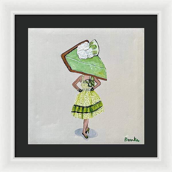 Sweetcakes Key Lime Pie - Framed Print