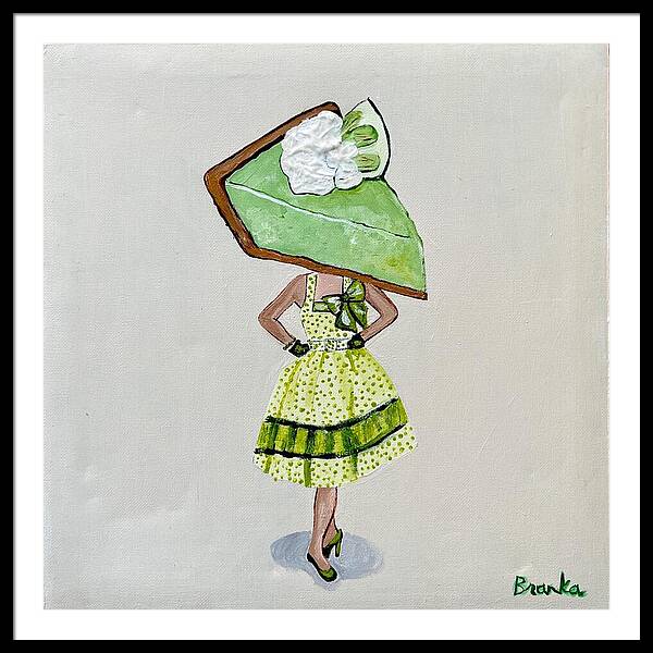 Sweetcakes Key Lime Pie - Framed Print