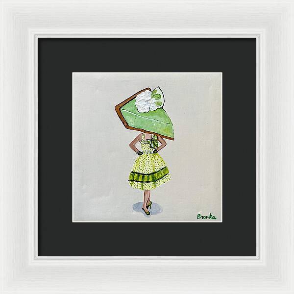 Sweetcakes Key Lime Pie - Framed Print