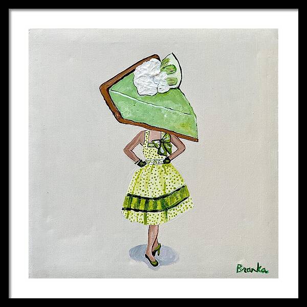 Sweetcakes Key Lime Pie - Framed Print