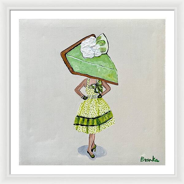 Sweetcakes Key Lime Pie - Framed Print