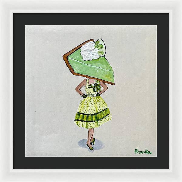 Sweetcakes Key Lime Pie - Framed Print