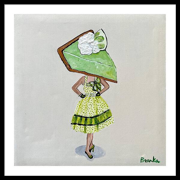 Sweetcakes Key Lime Pie - Framed Print