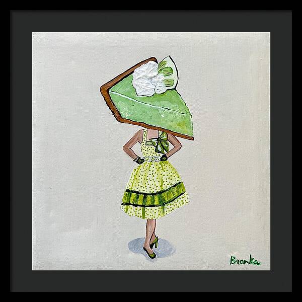 Sweetcakes Key Lime Pie - Framed Print