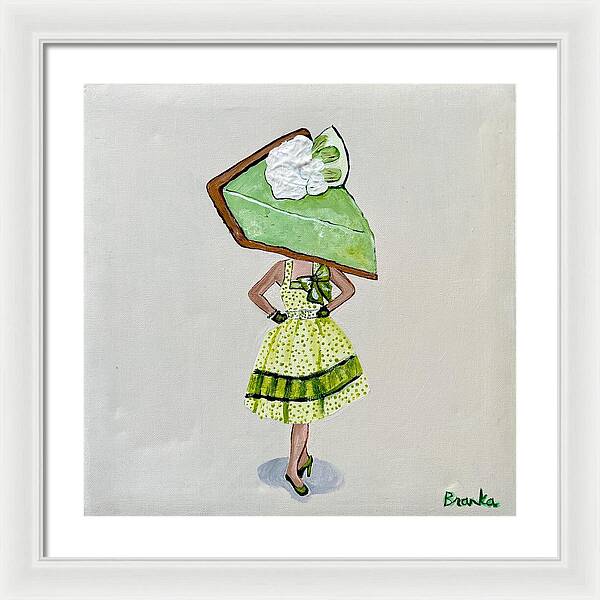 Sweetcakes Key Lime Pie - Framed Print