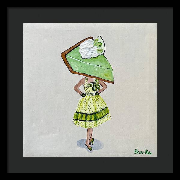 Sweetcakes Key Lime Pie - Framed Print