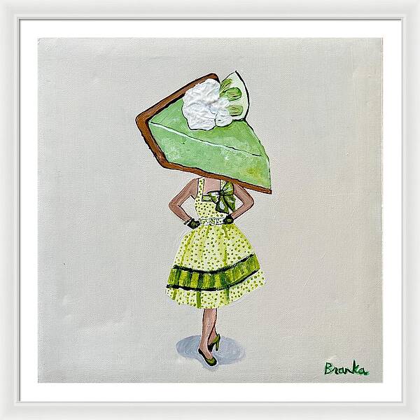 Sweetcakes Key Lime Pie - Framed Print