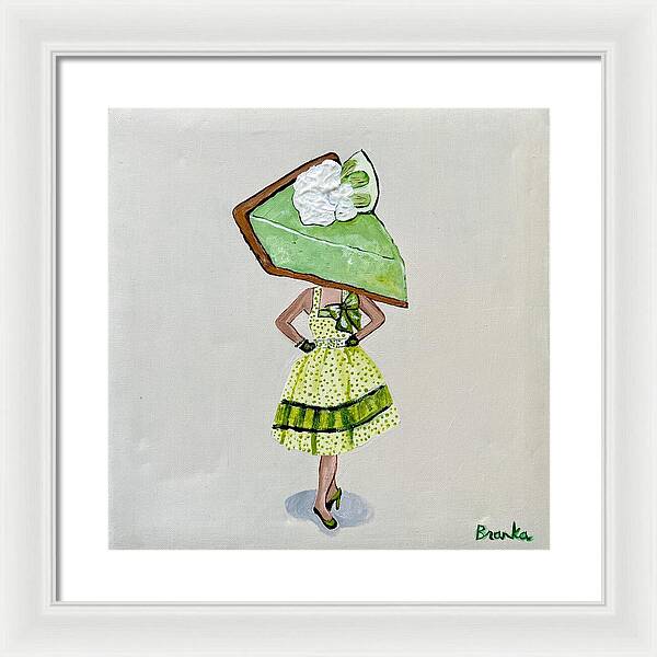 Sweetcakes Key Lime Pie - Framed Print