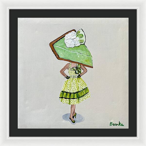 Sweetcakes Key Lime Pie - Framed Print