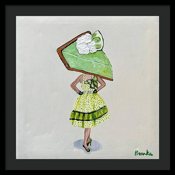 Sweetcakes Key Lime Pie - Framed Print