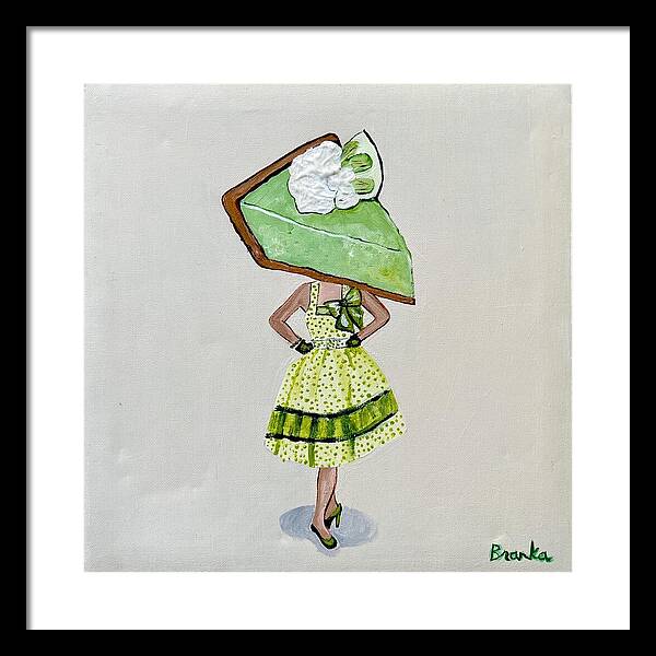 Sweetcakes Key Lime Pie - Framed Print