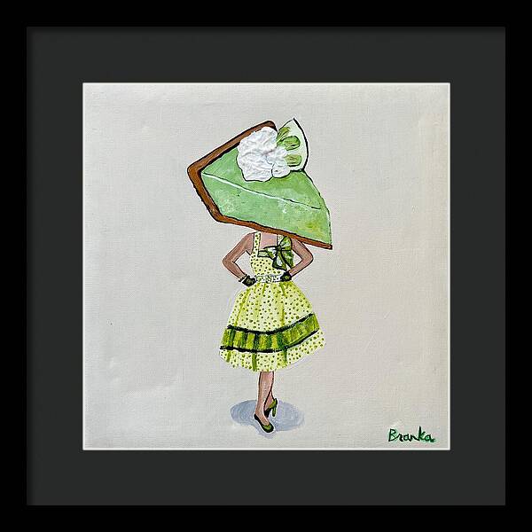 Sweetcakes Key Lime Pie - Framed Print