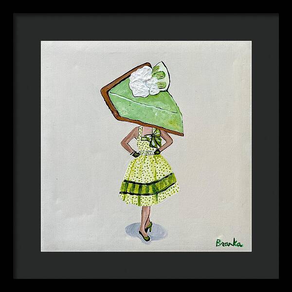 Sweetcakes Key Lime Pie - Framed Print