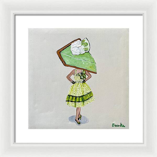 Sweetcakes Key Lime Pie - Framed Print