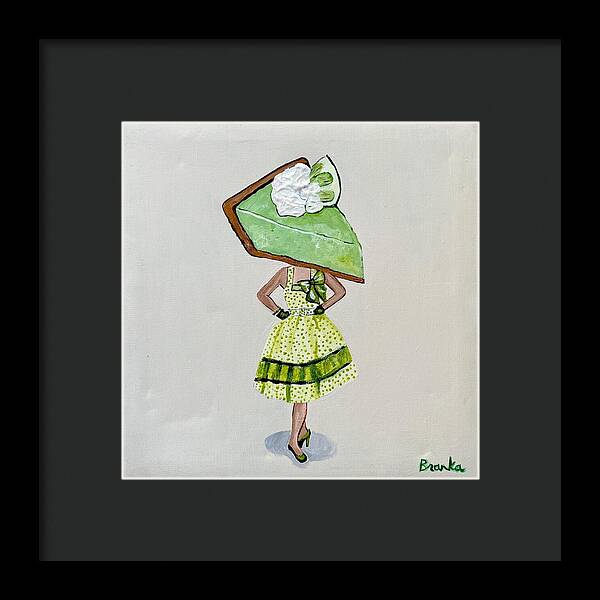 Sweetcakes Key Lime Pie - Framed Print