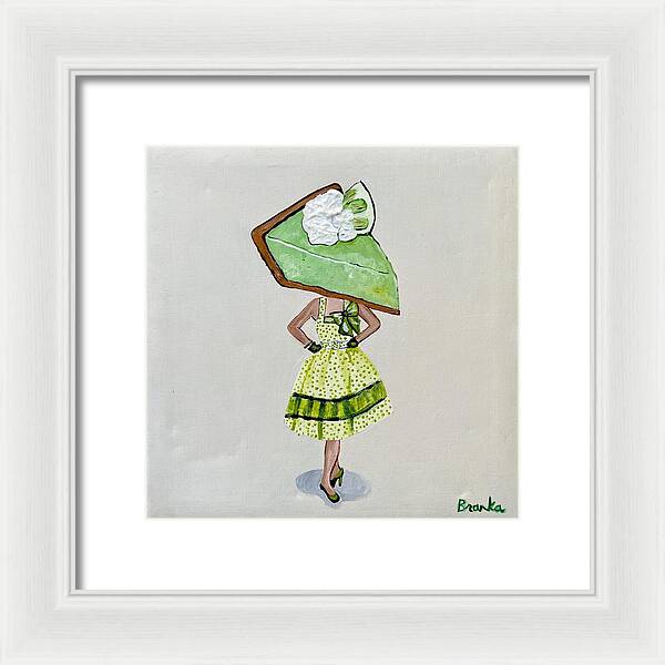 Sweetcakes Key Lime Pie - Framed Print