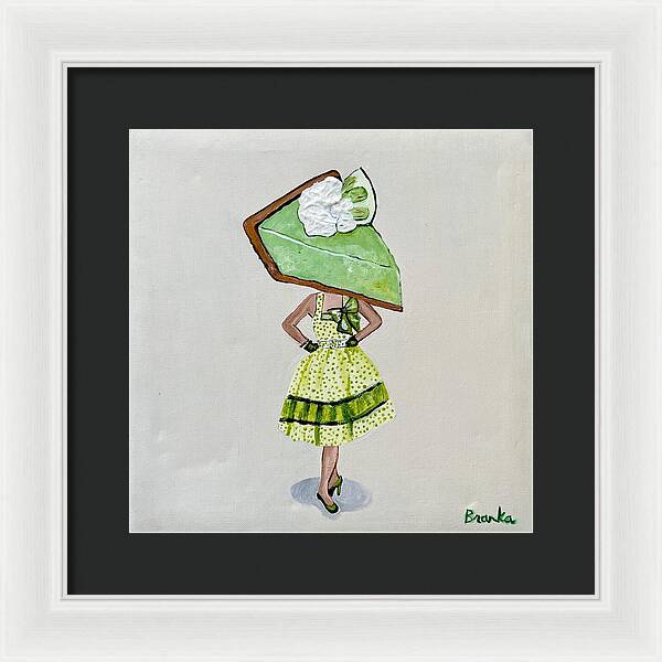 Sweetcakes Key Lime Pie - Framed Print