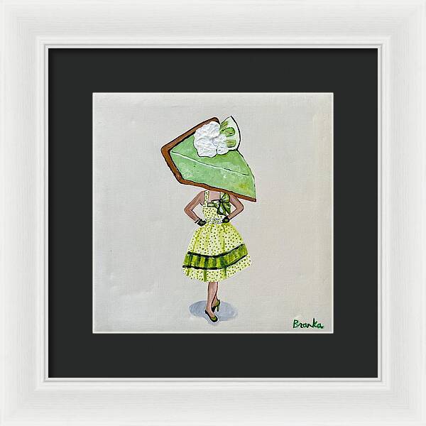 Sweetcakes Key Lime Pie - Framed Print