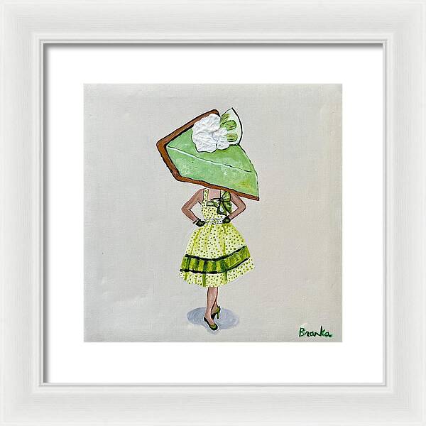 Sweetcakes Key Lime Pie - Framed Print