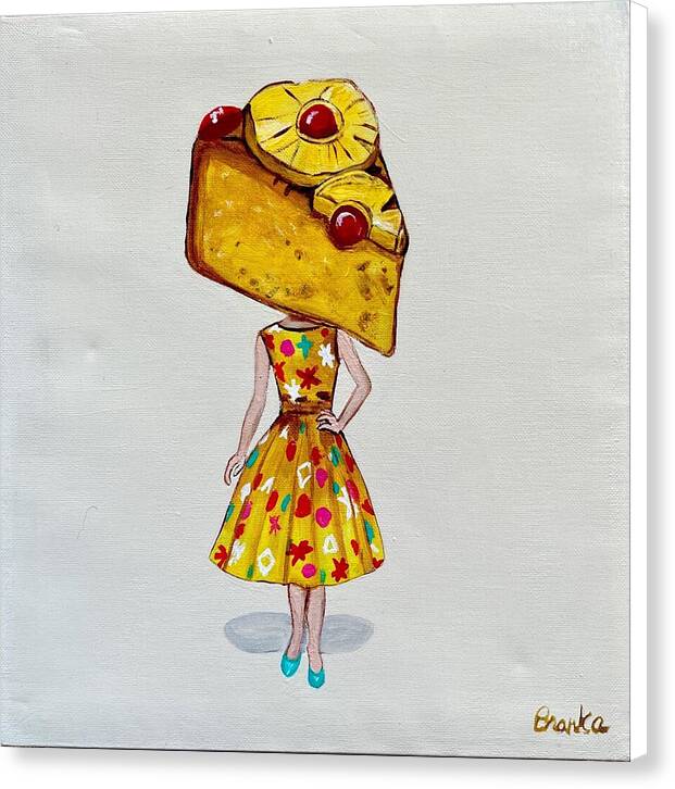 Sweetcakes Pineapple Upside Down - Canvas Print